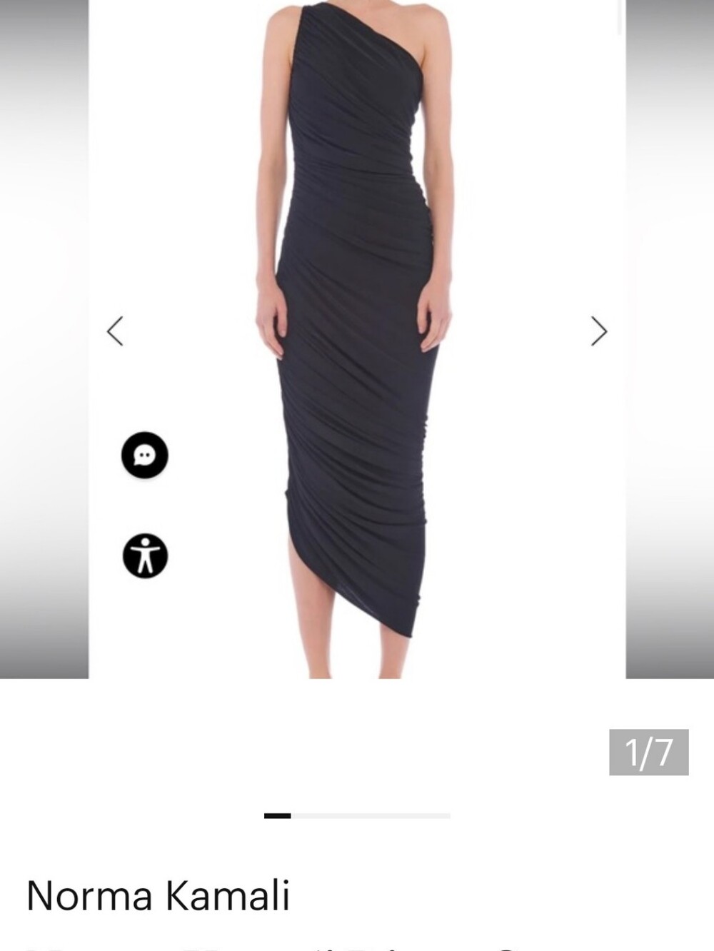 Norma Kamali Diana Ruched Dress